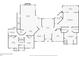 First floor plan layout showing the living room, kitchen, bedrooms, bathrooms, and foyer at 19 Spring Lake Ne Trl, White, GA 30184