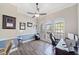 Bright office with hardwood floors, ample natural light, and elegant arched windows at 19 Spring Lake Trl, White, GA 30184