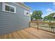 Back deck overlooking the community at 1980 Flying Scotsman Dr # 10, Kennesaw, GA 30144