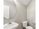 Simple bathroom with single sink vanity and toilet at 4658 Grand Central Pkwy, Decatur, GA 30035