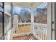 Private deck overlooking backyard and neighborhood at 4658 Grand Central Pkwy, Decatur, GA 30035