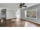 Living room with hardwood floors, large windows, and natural light at 121 Rachel Blvd, Temple, GA 30179