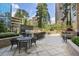 Outdoor grilling area with seating and city views at 3445 Stratford Ne Rd # 3602, Atlanta, GA 30326