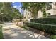 Landscaped walkway leading to building entrance at 3445 Stratford Ne Rd # 3602, Atlanta, GA 30326