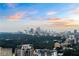 Stunning Atlanta city skyline view at dusk at 2660 Peachtree Rd # 27E, Atlanta, GA 30305