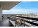 Spacious balcony with city views and comfortable seating at 2660 Peachtree Rd # 27E, Atlanta, GA 30305