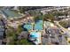 Aerial view of community pool and tennis courts at 501 Olympic Way, Acworth, GA 30102