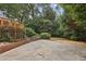 Spacious backyard with large deck and lush landscaping at 521 E Wesley Ne Rd, Atlanta, GA 30305