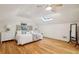 Spacious bedroom with hardwood floors and skylight at 521 E Wesley Ne Rd, Atlanta, GA 30305