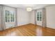 Bright bedroom with hardwood floors and ample natural light at 521 E Wesley Ne Rd, Atlanta, GA 30305