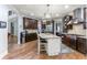 Gourmet kitchen with granite countertops and custom cabinetry at 1185 Weldstone Ct, Atlanta, GA 30350