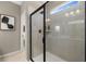 Large walk-in shower with modern glass enclosure at 2620 Ravencliff Dr # 163, Austell, GA 30168