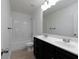 Bathroom with double vanity, tub, and shower at 325 Allgood Trce, Acworth, GA 30101