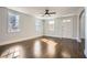 Bright living room with hardwood floors and neutral walls at 5603 Owens Dr, Austell, GA 30106