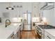 Modern kitchen featuring stainless steel appliances and white cabinetry at 89 1St Ne Ave, Atlanta, GA 30317