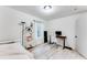 Bedroom with workspace, featuring a white desk and chair at 1506 Avon Sw Ave, Atlanta, GA 30311