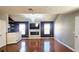 Open living area with fireplace and hardwood floors at 6108 Waterton Dr, Lithonia, GA 30058