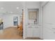 Built-in storage and workspace in a bright hallway at 6305 River Chase Cir, Atlanta, GA 30328