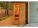 A modern wooden sauna in the backyard, offering a private wellness retreat at 3532 South Fulton Ave, Hapeville, GA 30354