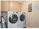 Convenient laundry room with washer and dryer at 430 Flowering Trl, Grayson, GA 30017