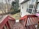 Deck with stairs leading to backyard at 733 Exchange Mill, Dacula, GA 30019