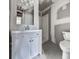 Bathroom under construction featuring new vanity, toilet and shower; a customizable space ready for your finishing touches at 1699 Paddlewheel Dr, Marietta, GA 30062