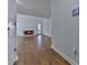 Bright entryway with hardwood floors and fireplace view at 1699 Paddlewheel Dr, Marietta, GA 30062