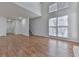 Hardwood floor living room with stairs and entryway at 1699 Paddlewheel Dr, Marietta, GA 30062