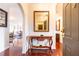 Grand entryway with hardwood floors and ornate console table at 2499 Peachtree Ne Rd # 504, Atlanta, GA 30305