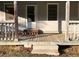 Covered porch with wood steps at 3991 Dabbs Bridge Rd, Acworth, GA 30101