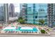 Relaxing rooftop pool with ample lounge chairs at 1080 Peachtree Ne St # 3309, Atlanta, GA 30309