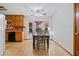 Sunny dining nook with bay windows and built-in cabinets at 175 Highland Cir, Mcdonough, GA 30253