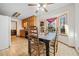 Eat-in kitchen featuring a bay window and a view of the backyard at 175 Highland Cir, Mcdonough, GA 30253