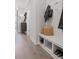 Functional mudroom area featuring built-in bench and storage at 1979 Flying Scotsman Dr # 16, Kennesaw, GA 30144