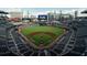 Aerial view of Truist Park, home of the Atlanta Braves at 407 Coleraine Se, Smyrna, GA 30080