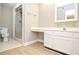 Bathroom with shower, toilet and vanity at 407 Coleraine Se, Smyrna, GA 30080