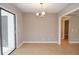 Bright dining room with hardwood floors and sliding glass door at 407 Coleraine Se, Smyrna, GA 30080