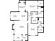 Floor plan showing a spacious condo layout with two bedrooms at 407 Coleraine Se, Smyrna, GA 30080