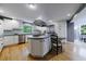 Spacious kitchen with white cabinets and granite island at 5236 Weatherwood Trce, Marietta, GA 30068