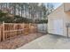 Backyard featuring a small fenced-in yard with a small patio area at 2320 Whitestone Pl, Alpharetta, GA 30005