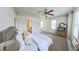 Bright main bedroom with a ceiling fan and neutral decor at 301 Fortune Ne St, Atlanta, GA 30312