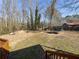 Large backyard with trampoline and wooded area at 5912 Jacobs Rd, Acworth, GA 30102