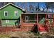 Two story home with red stairs and a covered porch at 5912 Jacobs Rd, Acworth, GA 30102