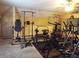 Home gym with various equipment including a treadmill at 115 The Falls Blvd, Covington, GA 30016