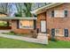 Front entrance with brick facade and walkway at 3490 Turner Heights Dr, Decatur, GA 30032