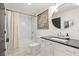 Clean bathroom with white subway tiles and modern vanity at 1065 United Se Ave # 101, Atlanta, GA 30316