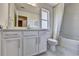 Clean bathroom with white vanity, bathtub, and shower at 1934 Asher Ln # 060, Conyers, GA 30013