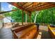 Spacious deck with an outdoor bar and plenty of space for entertaining at 2010 Sturbridge Ln, Buford, GA 30519