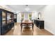 Spacious dining room with hardwood floors and natural light at 2010 Sturbridge Ln, Buford, GA 30519