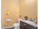 Clean bathroom with granite countertop and updated fixtures at 2326 Nicole Dr, Hampton, GA 30228